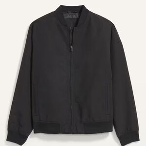 Old Navy Men's Classic Black Bomber Jacket